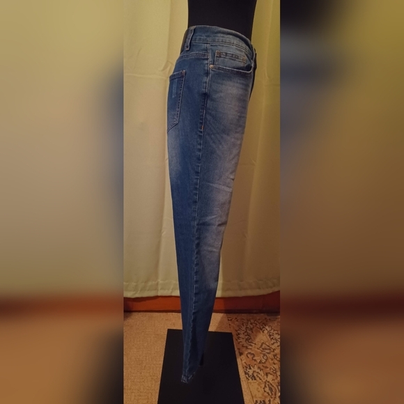 A Request Premium Mens Blue Denim Jeans - Picture 6 of 8